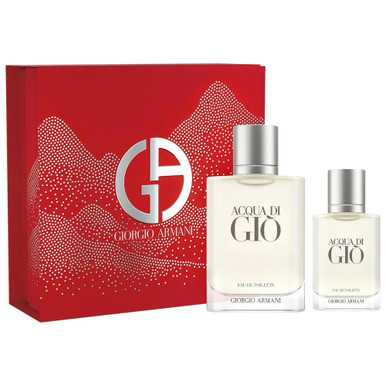 GIORGIO ARMANI ACQUA DI GIO 2 PCS SET: 3.3 EAU DE TOILETTE SPRAY + 1 OZ 